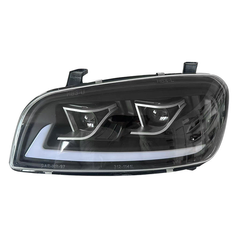 98-99 Toyota RAV4 headlight assembly modification LED daytime running lights, flowing turn signals, lens headlights
